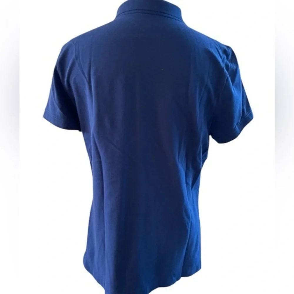 VINEYARD VINES Navy Blue Shortsleeve Polo Style‎ Shirt Whale Preppy Size LARGE - Picture 3 of 9